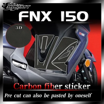 Eest SYM FNX150 3D carbon fiber kleebised kohandatud auto kleebised kaitsva dekoratiivsed kleebised ja veekindel kõik auto kleebised