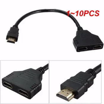 1~10TK Sisend 2 HDMI-ühilduvate Splitter Kaabel 1080P Video Vahetaja Adapter Output Port Hub-X-box PS3/4 DVD-HDTV TK