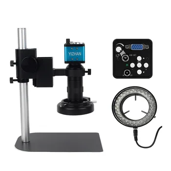 Digitaalne Mikroskoop, VGA Elektroonika Full HD Mikroskoobi Kaamera Jootmise Elektron Mikroskoop LED Valgus Objektiivi 130x