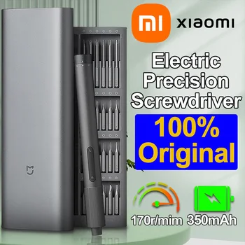 Mijia Electric Screwdriver Precision koos 24TK kruvipeade Xiaomi Smart Magnet-Kit-Power Tool Set for PC Phone Repair 100% UUS