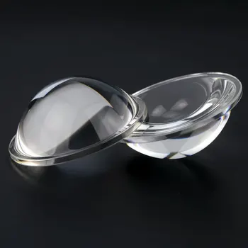 2TK 65mm Optiline Klaas Disain LED Fookuskaugus 42mm Plano Kumer Klaas Objektiivi DIY Kondenseeriv Objektiivi Teravustamine Objektiivi Taskulamp