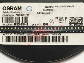 50tk/OSRAM LWM67C Plaaster 0805 Keraamiline Esile 6500K Positiivne Valge Automotive Vahend LED Lamp Helmed