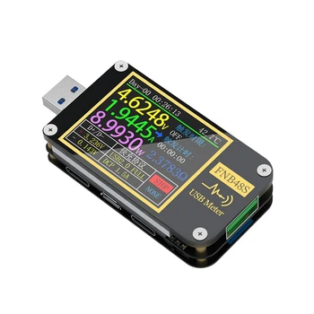 FNB48S USB Mahtuvus Tester Pinge Praeguse Arvesti Monitor Power Avastamise Analyzer Testimise Vahendid Ilma Bluetooth