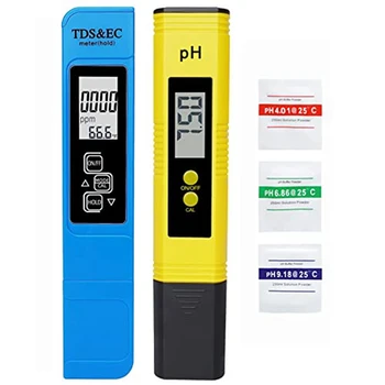 PH Ja TDS-Meeter Combo Digitaalne Vee PH Tester 3-In-1 TDS Temperatuur & EÜ Arvesti Plastikust Joogivee, Hydroponicsetc