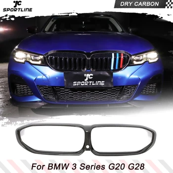 Auto Esi Neerud Iluvõre BMW 3 Seeria G20 G28 M340i 2019 ÜLES Kuiva Carbon Fiber Front Bumper Iluvõre Grill Sisekujundus
