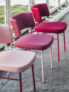 Kodu-ja kosmeetikatooted tool vaba aja veetmise luksus tool tagasi kohvikus lihtne punane riba tool