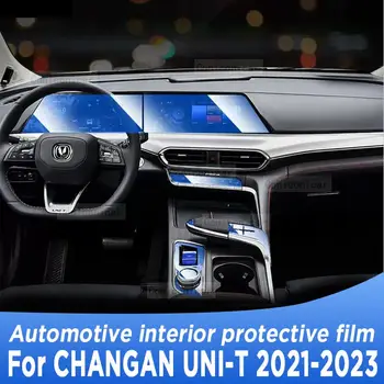 Eest CHANGAN ÜHIK 2021-2023 Käigukasti Paneel Navigatsioon Ekraan Auto Interjöör TPÜ kaitsekile Anti-Scratch Accessorie