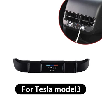 Auto Tagasi Air Vent USB-Laadimine Kaitsva Katte Tesla Model 3 Y Tagumine lõõr Augud Juhul sisustuselemendid