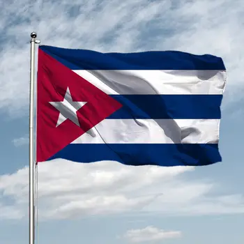 3*5 Jalga Kuuba Lipud, Digitaalne Trükkimine, 100% Polüester kuuba lipp