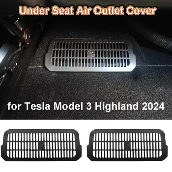 2tk jaoks Tesla Model 3 Highland 2024 Õhu Väljalaskeava Kaitsta Katte Istme All Anti-tolmu Muudetud Osade Model3 sisustuselemendid