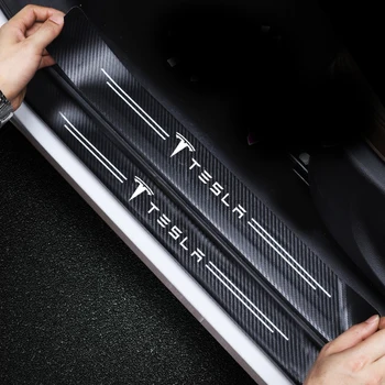 4tk kleebis Auto sisekujunduses, auto ukse Tesla MODEL3 mudel 3 X Y-S Lisatarvikud
