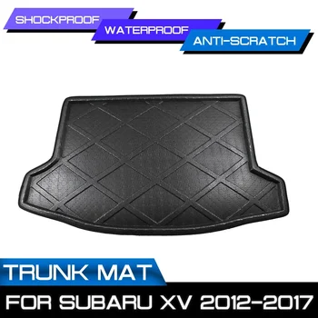 Auto Tagumine Pagasiruumi Boot Matt Veekindel põrandamatid Vaip Anti Muda Sahtel Lasti Liner Jaoks Subaru XV 2012-2017