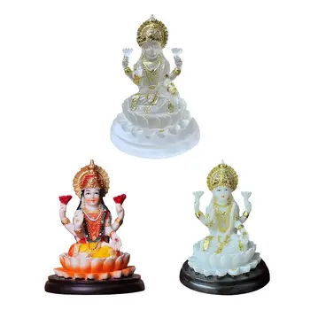 India Hindude Jumalanna kohta Lotus Pronksist Skulptuur Stiilne Elegantne Laua Kaunistamiseks Housewarming Kingitus Peen Töö