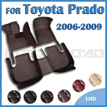 Auto Põranda Matid Toyota Prado (7 istekohta) 2006-2009 2007 2008 Auto Suu Padjad Auto Vaip Katte sisustuselemendid