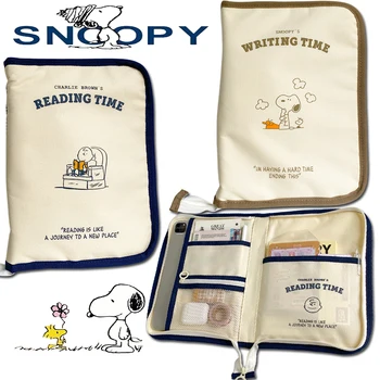 2023Snoopy Ladustamise Kott Koomiks Anime Korraldaja Ladustamine 11 Tolline Tablett Klaviatuuri Kott Snoopy Cartoon Käekott Tablett Ladustamise Kott