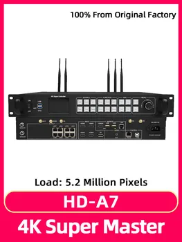 HD-A7 Värviline Synasynchrony ja Asünkroonne Video Led Display Control System Box Toetab Audio Väljund