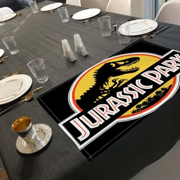 Jurassic Park Placemats Õhtusöök Tabel Teenetemärgi Tarvikud, Voodipesu Kangas Tabel Matt 30X40CM Lastele Kingitus