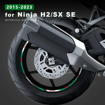 Mootorratta Ratta Kleebis Veekindel jaoks Kawasaki Ninja H2 SX 2023 Tarvikud H2R ZH2 Z H2 SE 2015-2022 2019 2020 2021 Rim Decal