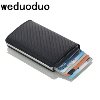 Uus Automaatne Pop-Up Krediitkaardi Omanik Mehed Alumiinium Business ID-Kaardi Omanike Õhuke Rahakott Meestele Moe-kaardi hoidik
