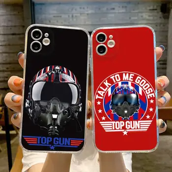 Top Gun Mavericks Kiiver kutsung Telefoni Juhul Läbipaistvad iphone 13 12 11 14 Pro Max Mini X-XR, XS 7 8 plus 13 telefon Hõlmab