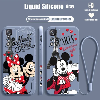 Disney Mickey Mouse Armastus Xiaomi Redmi Lisa 12 11T 11S 11E 10S 10T 10 9S 9T 8 Pro Plus Lahja Vedelik, Vasak Tross Telefoni Puhul