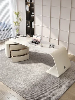 Kerge ja luksuslik kiltkivi laua kaasaegne lihtne ja täiustatud mõttes laua itaalia minimalistlik arvuti desk