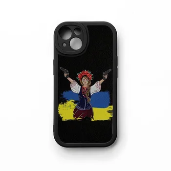 Ukraina ukraina Tüdruk Telefoni Juhul 2023 IPhone 14 11 12 13 Lambanahk Silikoon Pro Max Mini X-XR, XS 7 8 Plus Kate