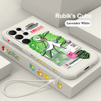 Pokemon Jigglypuff Gardevoir Vedelik Vasak Tross Samsung Galaxy S22 S23 S20 S21 FE S10 Ultra Plus Lite 5G Katab Telefoni Puhul