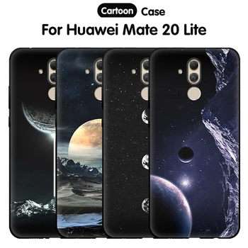 JURCHEN Telefon Capa Jaoks Huawei Mate 20 Lite Juhul 3D-Muster Pehmest Silikoonist tagakaas Huawei Mate20 Lite Juhul SNE-LX1 SNE-AL00