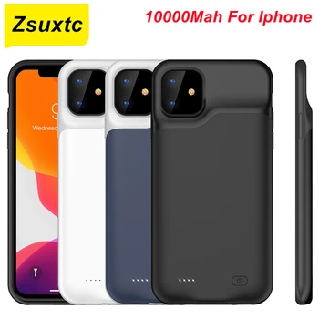 10000mAh Aku Case for iPhone 12 Pro 11 Pro Max Power Bank Aku Laadija Kate iPhone XS Max XR 7 8 Plus 6s SE 2020