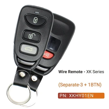 Eest Xhorse XKHY01EN Universal Remote Juhe Võti Fob 3+1 Nuppu Hyundai Stiili VVDI Peamine Vahend