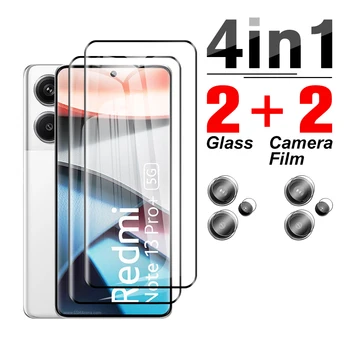 4in1 Jaoks Xiaomi Redmi Lisa 13 Pro Plus 5G HD Kaamera Klaas Redmi note13pro pluss 6.67 tolli 20D 3D Kaardus ekraan kaitsja