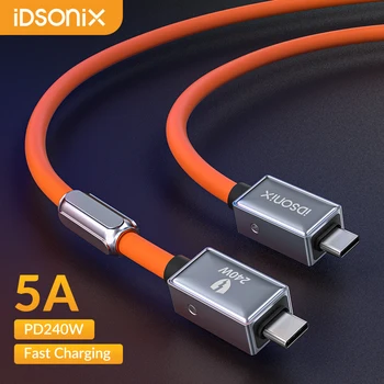 iDsonix 5A Kiire Laadimine Kaabli Tüüp C-USB2.0 Kaabel 240W USB-C Laadimise Juhe & Data Sync Kaabel Macbook Samsung Xiaomi
