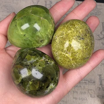 Looduslik Roheline Opaal Gemstone Kivide Ja Mineraalide Crystal Kivi Tšakrate Tervendamine Fengshui Decortion