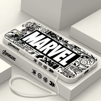 Marvel Avengers Kunsti Koomiksid Telefon Case For Samsung Galaxy S23 S21 S22 S20 Pro FE Lisa 20 Plus Ultra Vedelik Vasakule Trossi Kate