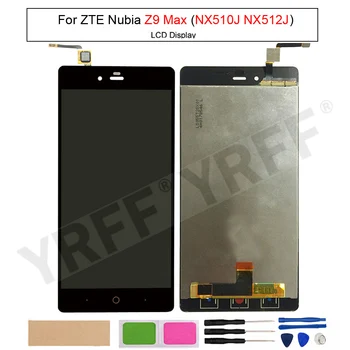 LCD Ekraan Puutetundlik Digitizer Assamblee ZTE Nubia Z9 Max NX510J NX512J LCD Ekraan