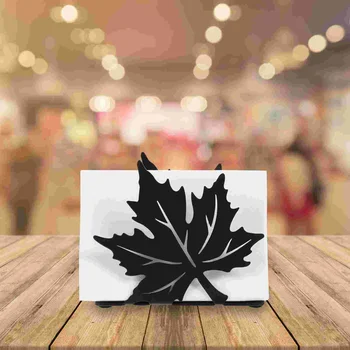 Salvrätiku Hoidja Õhtusöök söögilaud Decor Raud Köök-alused Tabelid Maple Leaf Seista Kaunistada