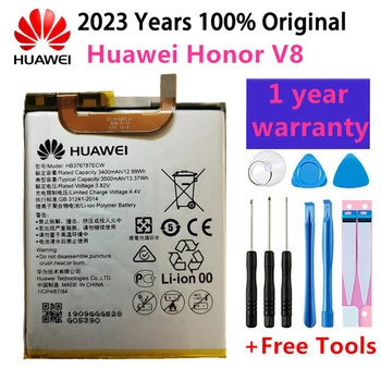 Näiteks Huawei Honor V8 Aku 3400mAh Aku HB376787ECW Aku 100% Originaal Uus Asendamine Aku, akud