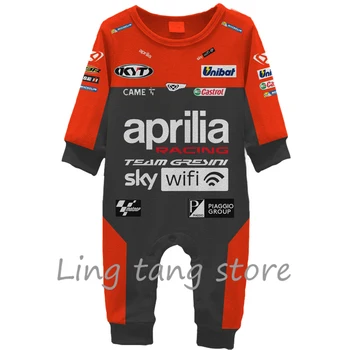 2023 Uus Aprilia Racing Rassi Väljas Extreme Sport Baby Bodysuit 3-24 M Hot Müük Fänn Bebe Pugeja