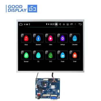 12.1 tolline TFT LCD Ekraan Paneel, Suure heleduse 1000Nit, GDTL121XL-S04+Development Board GDTZ-SW1665VTTV-3V0