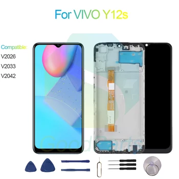 Eest VIVO Y12s Ekraan Asendamine 1600*720 V2026, V2033, V2042 Jaoks VIVO Y12s LCD Touch Digitizer