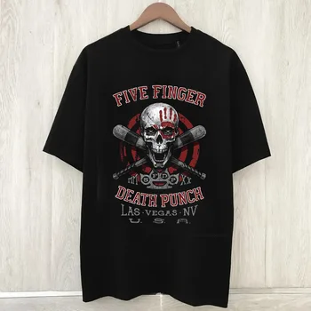 UUS LISTINGFive Finger Death Punch Las Vegas T-Särk Täis suurused S-5XL