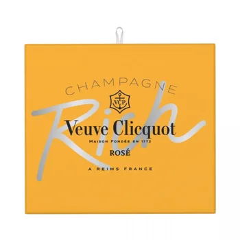 Custom Luksus Šampanja Champers Roog Kuivata Matid Köök Kiire Kuiva Imava Microfiber Nõud Drainer Pad