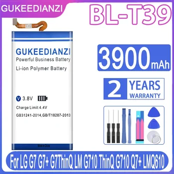 GUKEEDIANZI BL T39 Kõrge Kvaliteedi 3900mAh BL-T39 Aku LG G7 G7+ G7ThinQ LM G710 Nutikas Telefon Batteria + Tracking Number