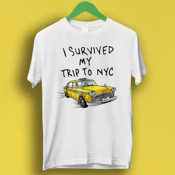 Ma Elanud Oma Reisi NYC T-Särk New Yorgis Kollase Takso