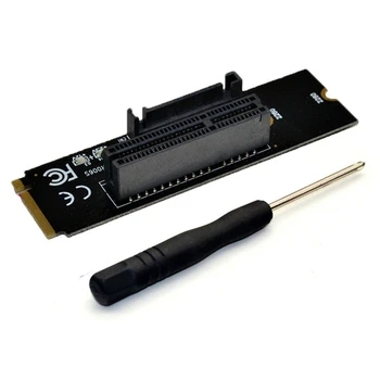 M. 2 (NGFF) SSD PCI-E Express 4X Adapter M. 2 Võtit M Trassi Kaart M. 2 NGFF Ärkaja Kaart Bitcoin Kaevandaja Kaevandamine