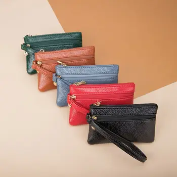 Naiste Mini Taskud Lukuga Mündi Rahakott Solid Color Lihtne PU Nahast Rahakotid Kaardi Omaniku Võti, Ladustamise Kott Kingitusi