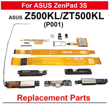 ASUS ZenPad 3S Z500KL ZT500KL P001 Kõlar +Wifi Signaal Antenni+Laadimine Sadamas Ja LCD-Ühendus Emaplaadi Flex Kaabel