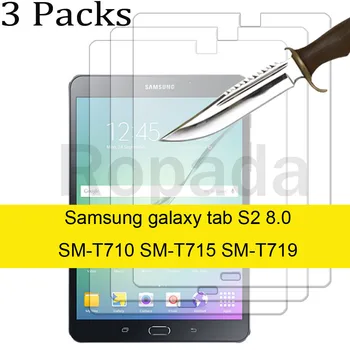 3TK Klaas ekraani kaitsekile Samsung Galaxy Tab S2 8.0 SM-T719N SM-T710 SM-T715 tahvelarvuti kaitsekile