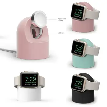 Laadija Seista Mount Dokk Omanik Apple iWatch 1234 Põlvkonna Silikoon Laadimine Smart Watch Bracket Omanik Smart Tarvikud